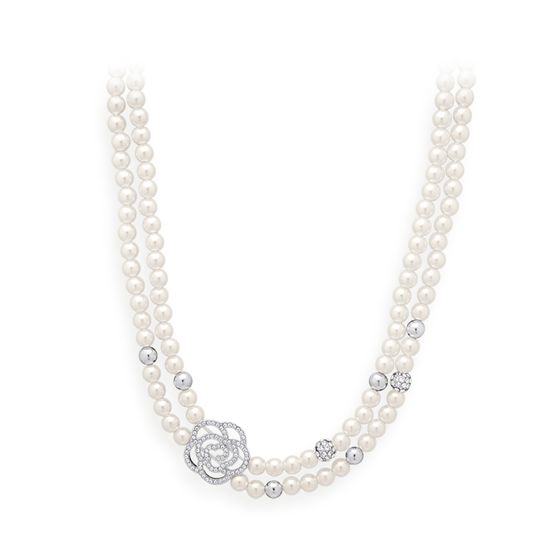 Doppelreihiges Perlencollier