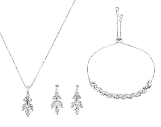 Schmuckset mit Ohrringen und Armband