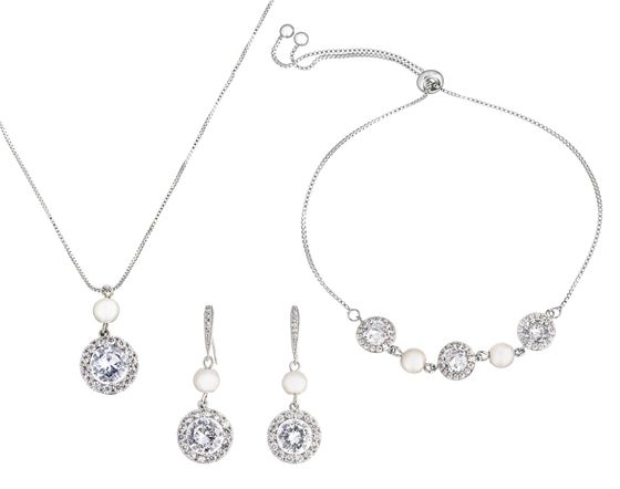 Schmuckset mit Ohrringen und Armband