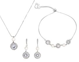 Schmuckset mit Ohrringen und Armband