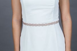 Brautgürtel rosegold