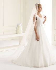 Bianco Evento Brautschleier S129 - Länge 300 cm