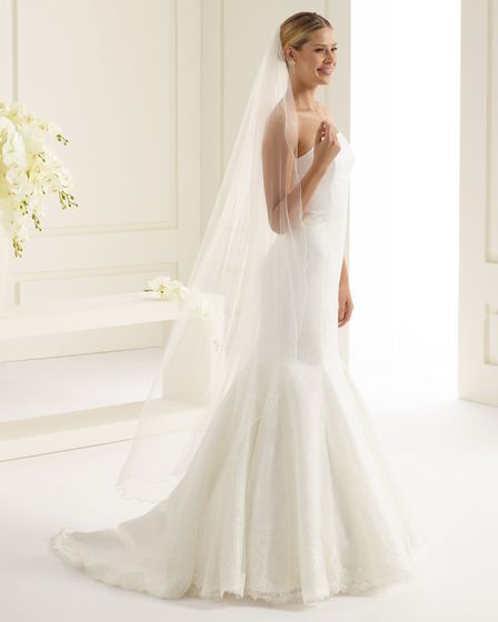 Bianco Evento Brautschleier S121 - Länge 170 cm
