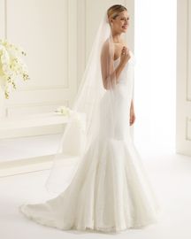 Bianco Evento Brautschleier S121 - Länge 170 cm