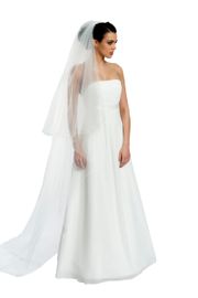 Bianco Evento Brautschleier S126 - Länge 230/90 cm