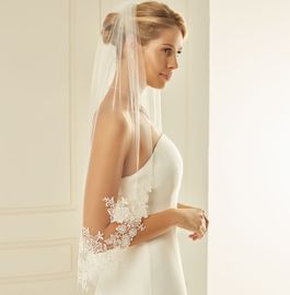 Bianco Evento Brautschleier S238 - Länge 70 cm