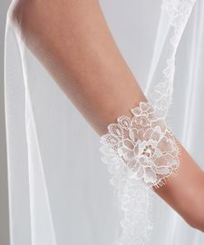 Bianco Evento Brautschleier S160 - Länge 80 cm