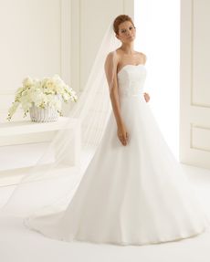 Bianco Evento Brautschleier S216 Länge 200 cm