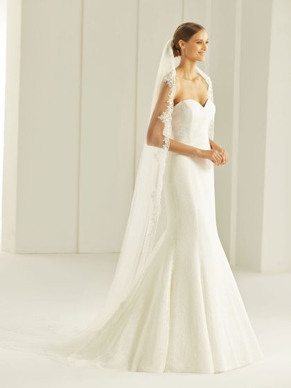 Bianco Evento Brautschleier S290 – Länge 250 cm