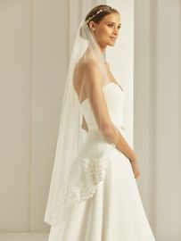 Bianco Evento Brautschleier S286 – Länge 110 cm