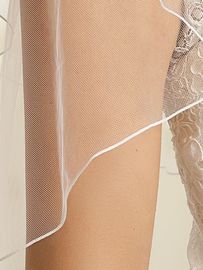 Bianco Evento Brautschleier S231 – Länge 60 cm