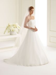 Bianco Evento Brautschleier S27 – Länge 170/90 cm