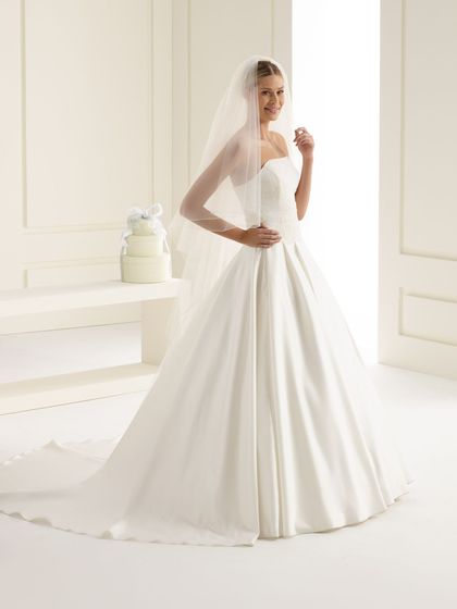 Bianco Evento Brautschleier S35 – Länge 170/90 cm