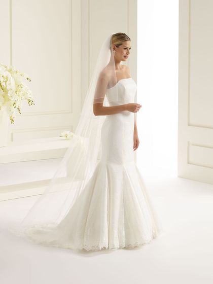 Bianco Evento Brautschleier S165 – Länge 220/80 cm