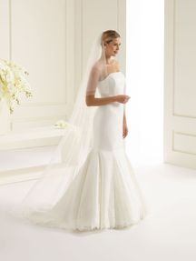 Bianco Evento Brautschleier S165 – Länge 220/80 cm