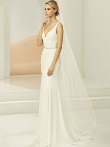 Bianco Evento Brautschleier S381 – Länge 170 cm
