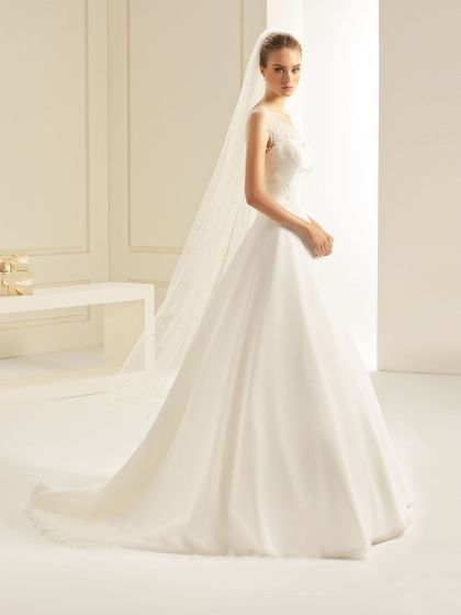 Bianco Evento Brautschleier S245 – Länge 200 cm