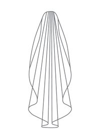 Bianco Evento Brautschleier S260 – Länge 200 cm
