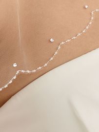 Bianco Evento Brautschleier S151 – Länge 80/60 cm
