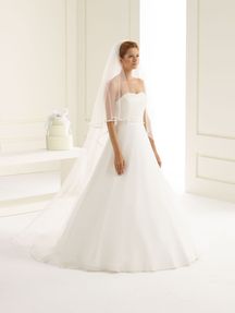 Bianco Evento Brautschleier S208 – Länge 220/80 cm