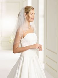 Bianco Evento Brautschleier S71 – Länge 80/60 cm