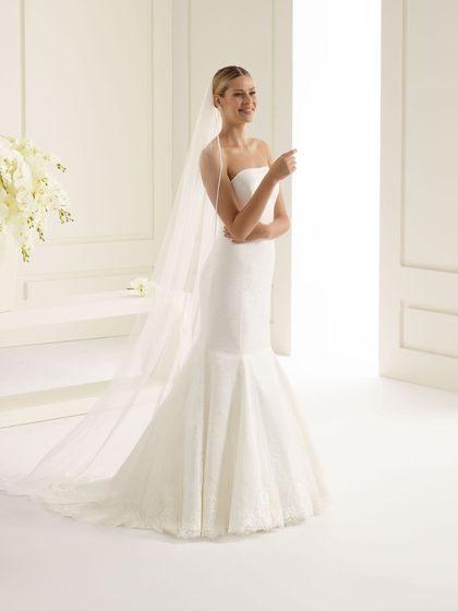 Bianco Evento Brautschleier S209 – Länge 220 cm