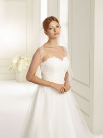 Bianco Evento Brautschleier S217 – Länge 80 cm