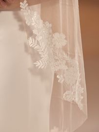 Bianco Evento Brautschleier S462 Länge 110 cm