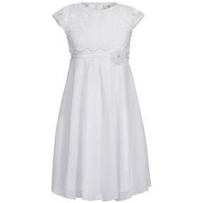 Kommunionkleid aus Chiffon - weiß