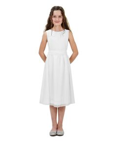 Kommunionkleid Anna – weiß – Normal Fit