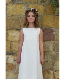 Kommunionkleid Lena – weiß – Normal Fit