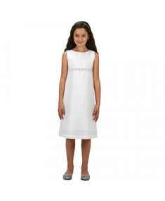 Kommunionkleid Maxi – weiß – Normal Fit