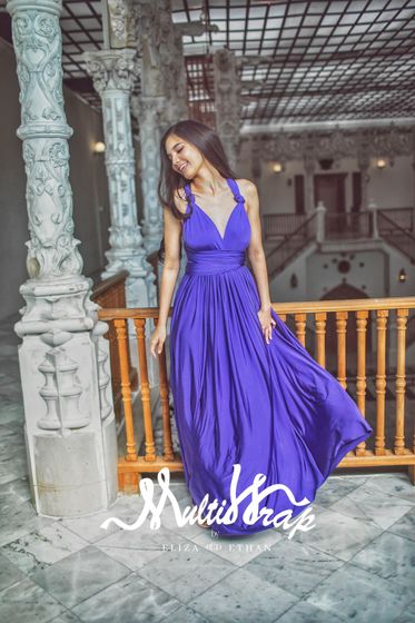 ELIZA & ETHAN Brautjungfernkleid Diva – Amethyst