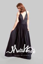 ELIZA & ETHAN Brautjungfernkleid Diva – Onyx Black