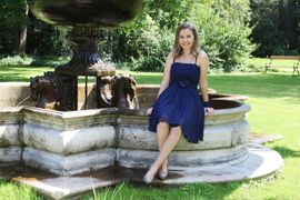 Konfirmationskleid Paula – Dunkelblau