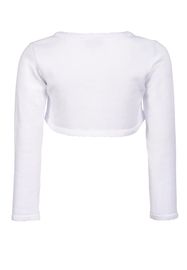 Kommunion Strick-Bolero – Weiß