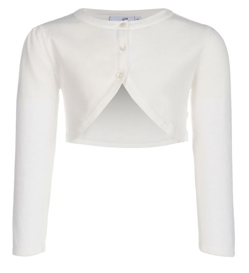 Kommunion Strick-Bolero – Ecru/Creme
