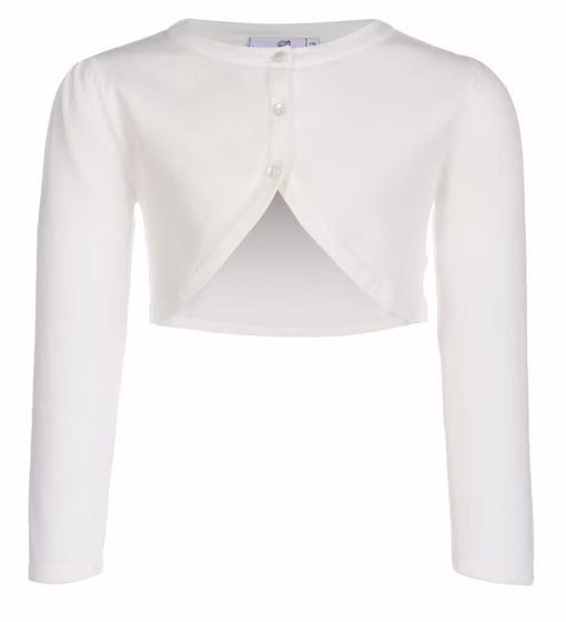 Kommunion Strick-Bolero – Ecru/Creme