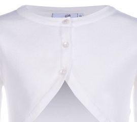 Kommunion Strick-Bolero – Weiß