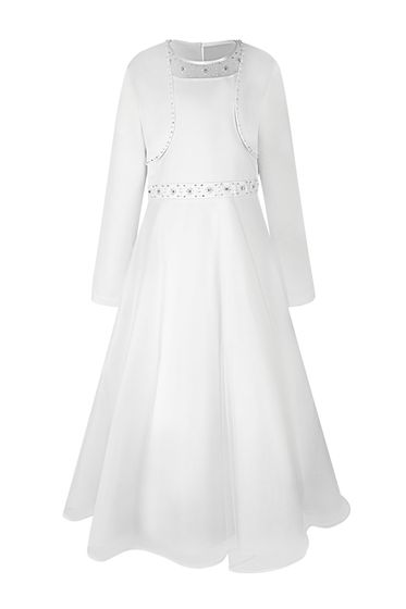 Kommunionkleid Amelie mit Bolero I Weiß