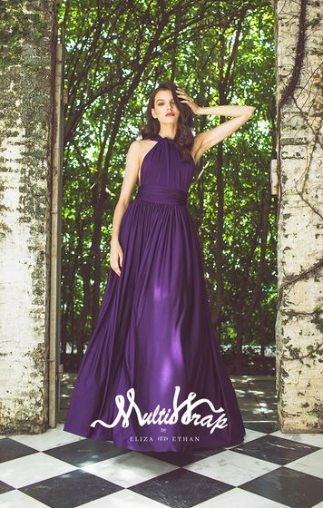 ELIZA & ETHAN Brautjungfernkleid Diva - Elderberry