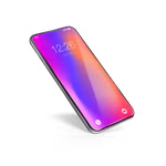Smartphone mit abgerundeten Kanten