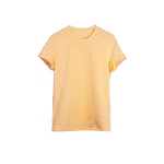 Pfirsichfarbenes T-Shirt