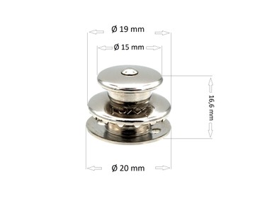 Loxx Oberteil XL großer Kopf - Nickel