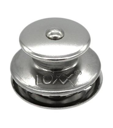 LOXX® Box Edelstahl - 2 Große Kappe 2 Rohrschellen 25mm