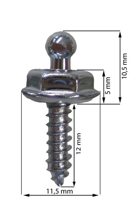 Loxx Schraube 4,2 x 12mm - Nickel