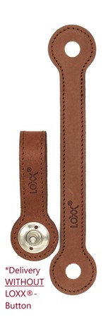 LOXX® Gürtelschlaufe Leder - Dunkelbraun