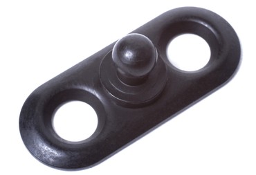 Loxx Ovale Platte - Schwarzchrom