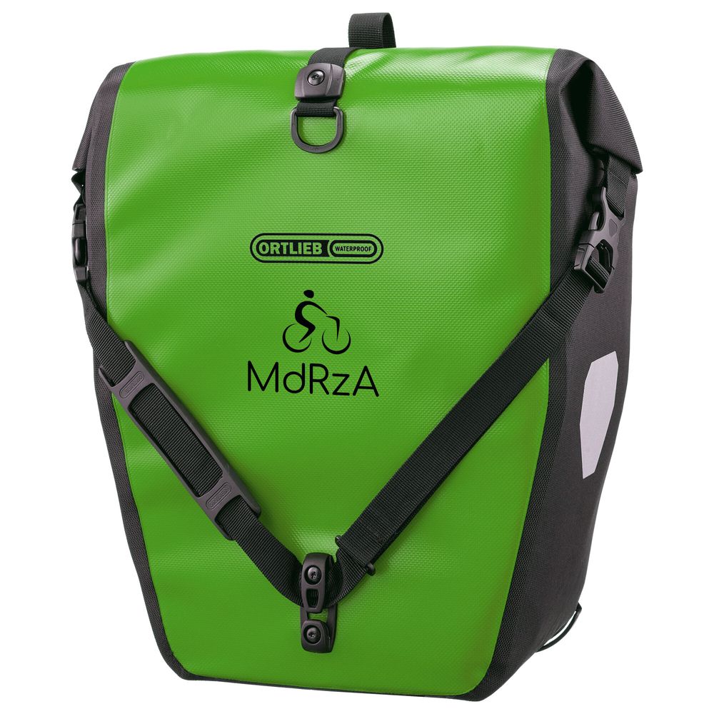 ORTLIEB Back-Roller – Sondermodell „MdrzA“ (Mit dem Rad zur Arbeit), lime-green (F530138) - Hinterradtasche