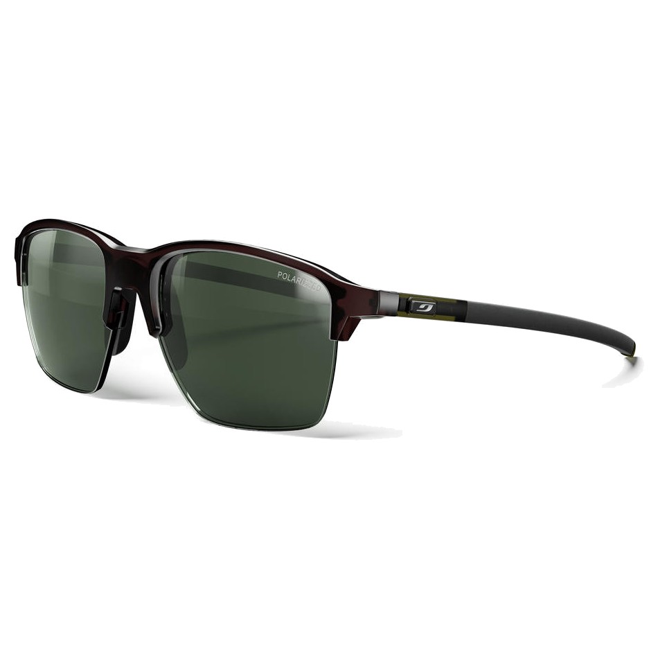 Julbo Crossline (J5899051) - Sonnenbrille (Braun / Grün Army Durchscheinend Glänzend)